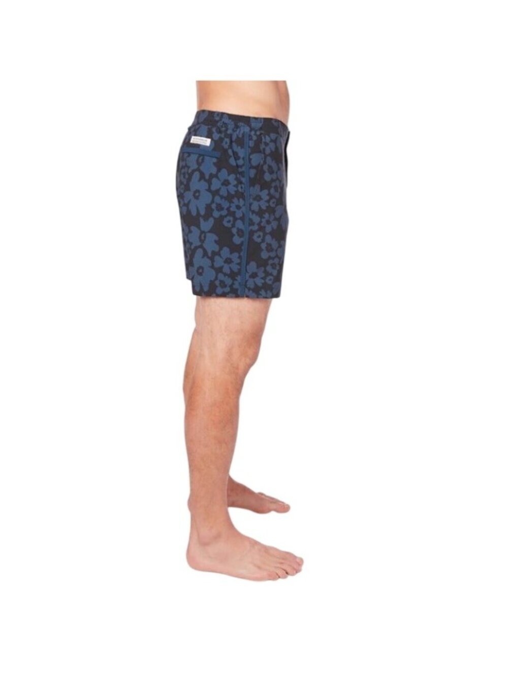 Fair Harbor Men’s 32 The Sextant Trunk Navy Blue Floral Print Board Swim Shorts - Picture 11 of 16